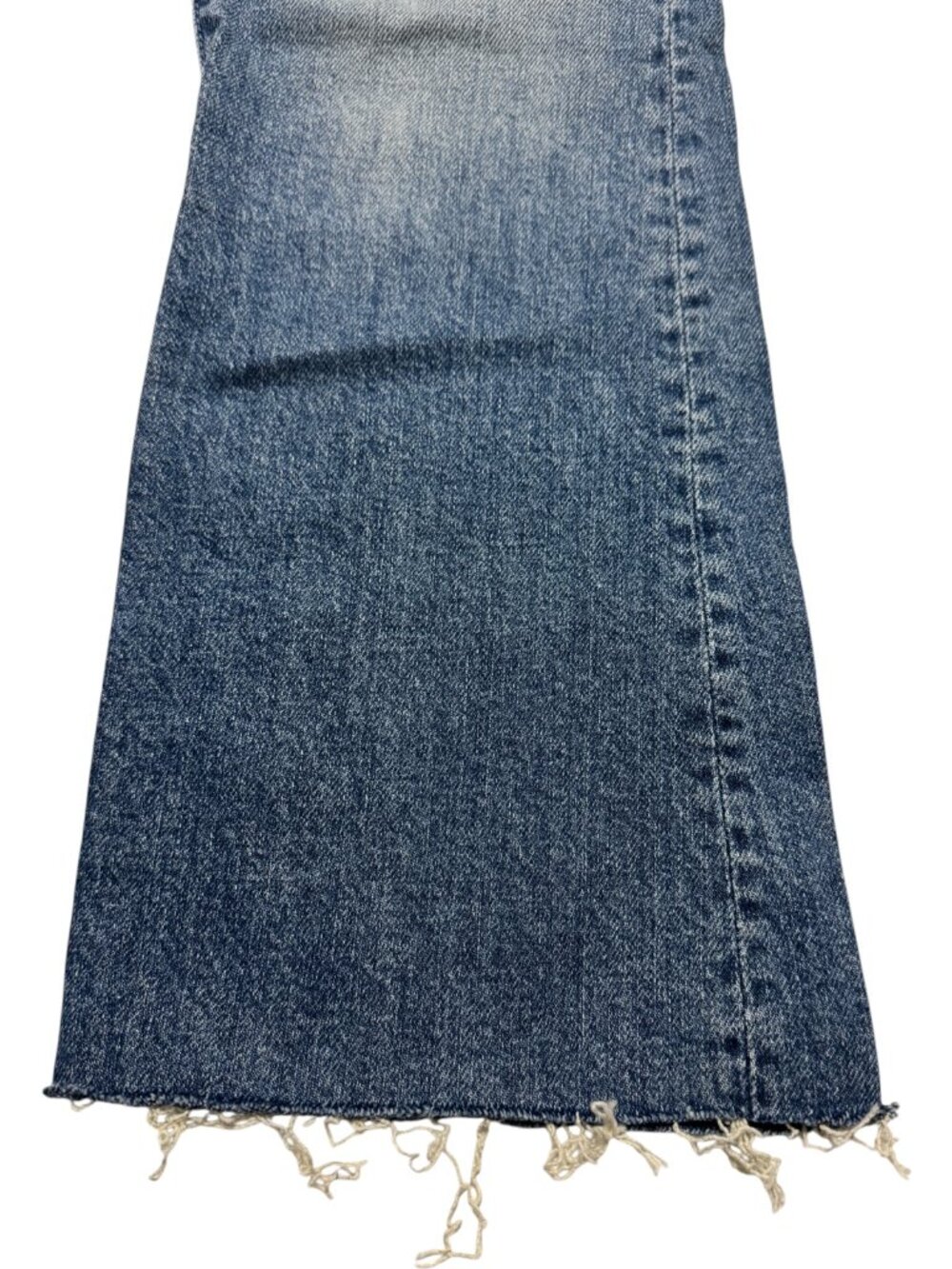 MOTHER The Hustler Ankle Fray Denim Jeans "We All Scream" Wash Size 26 NWT - Picture 2 of 13